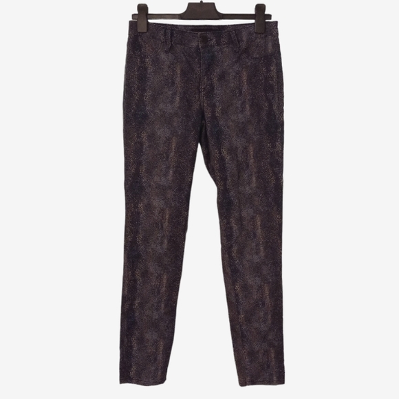 Calvin Klein Jeans Snakeskin Patterned Skinny Fit Pants | US 10 - Picture 1 of 5